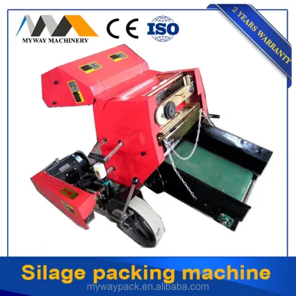 Self-powered small hay baler