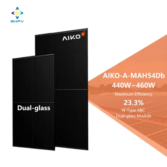 Aiko A440 Solar Panel: 23.3% Efficient 440W-460W N-Type Dual-Glass Panel with ABC Technology