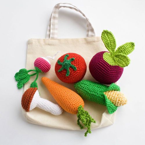 Borong Super Soft Crochet Toy Vegetable Handmade