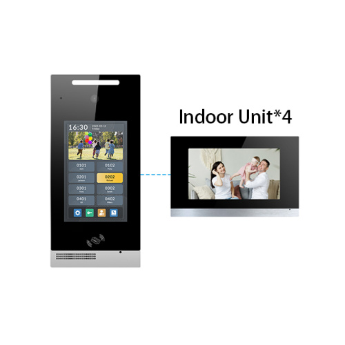 Smart Access Control System Video Door Phone Intercom System With Monitors Factory