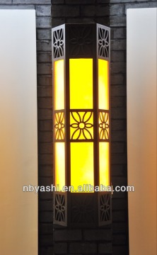 Classic aluminum wall lamp outdoor lighting