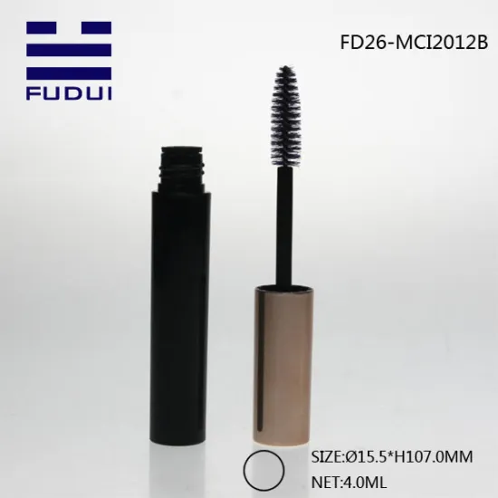 Unquire Cosmetic Packaging Black Plastic Mascara Tube