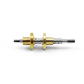 Trapezoidal Lead Screw Tr8x4 with double Brass Nut