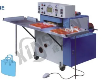 New Semi-automatic Soft Loop Handle Bag Making Machine