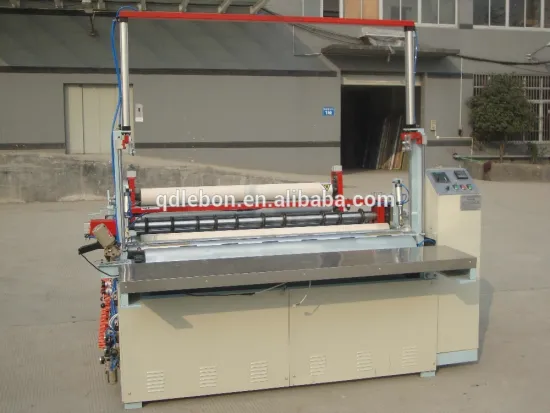 Spunlace nonwoven slitting and rolling machine