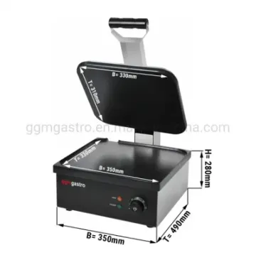 Commercial Electric Contact Grill New Grill-Griddle Machine BBQ Meat Panini Machine Griddle