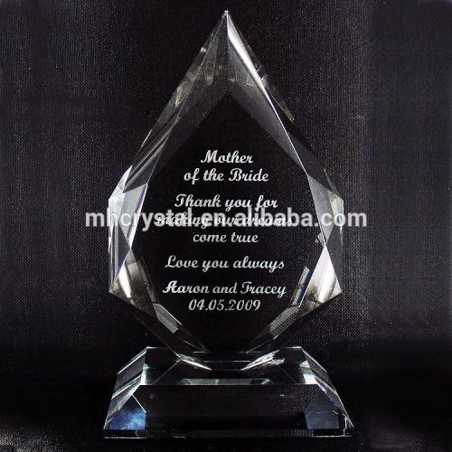 Optical Crystal Arrow head glass trophy award MH-J0905