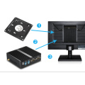 Fanless J4125 Quad Core mini pc Dual Lan