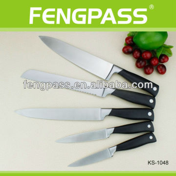 safty design stainless steel kitchen knife set(609-33-70)