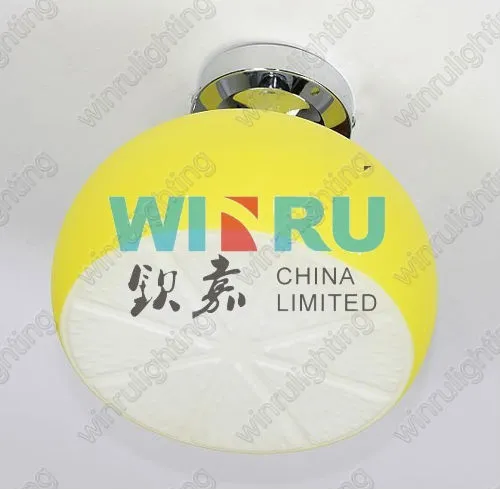 Yellow ceiling colorful lemon shape Ceiling Light