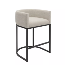 home bar chair with armrests Modern Semi-Circular Bar Chair for Family Factory