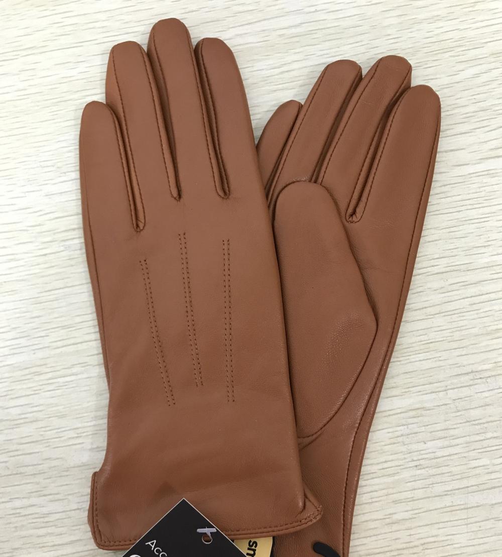 High quality leather gloves ladies mens