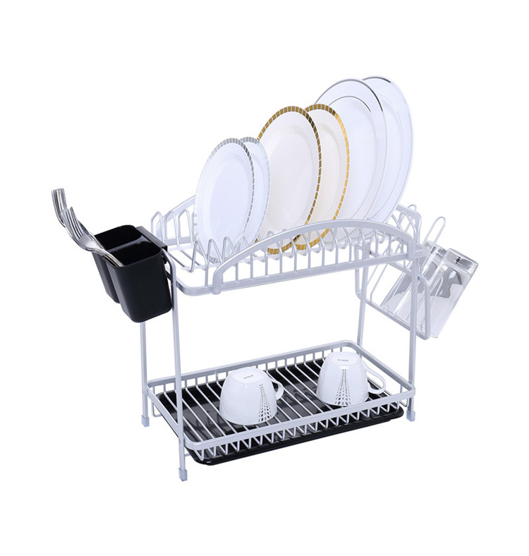 2 Tier Aluminum Dish Rack