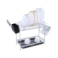 Compact Drying Rack Rose Gold Dish Rack with Removable Drainer Manufactory