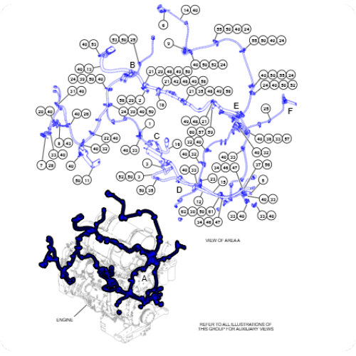 Bulldozer D10T Harness 3784519/378-4519