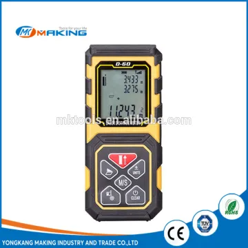 digital white LED laser distance meter prices laser meter 60m D-60