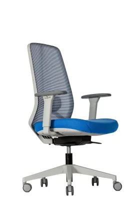 Beautiful symmetrical middle back net chair