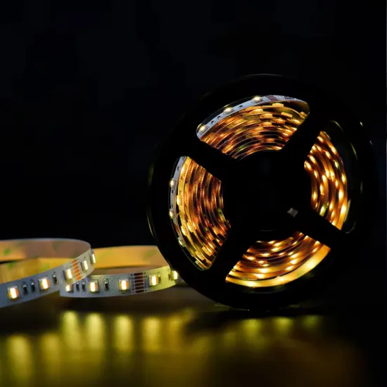 SHINESKY Waterproof IP68 60LED 5050RGBWWW 5IN1 LED Strip - DC24V RGB+2200K-2500K+6500K 12mm PCB