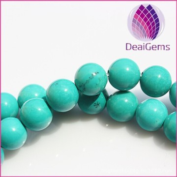 High quality 10mm round turquoise beads gemstone beads
