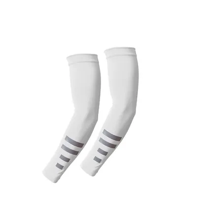Wholesale Reflective Summer Sports Cooling Arm Sleeves for UV Protection