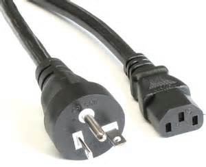 US Standard 3 Prongs Home Appliance IEC60320 C13 to NEMA 6-20P Power Cord