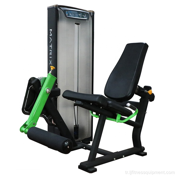 Fitness ekipmanları oturmuş bacak uzatma spor ürünü