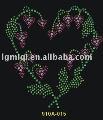 Heat Transfer Rhinestone Design