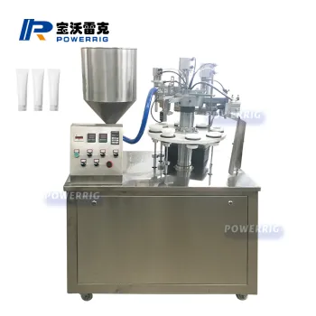 Semi-Automatic Plastic Cosmetic Cream Paste Honey Gels Small Soft Tube Filling and Sealing Machine