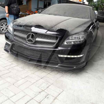 Vorstein en fibre de carbone lèvre avant pour 2012-2013 Mercedes-Benz CLS-Classe W218 AMG CLS63