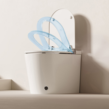 Best Smart Floor-Mounted Ceramic Toilet with Foot Sensor Flushing and Bidet Function