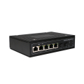 4Ports CCTV Managed Industrial Network PoE Switch 48V