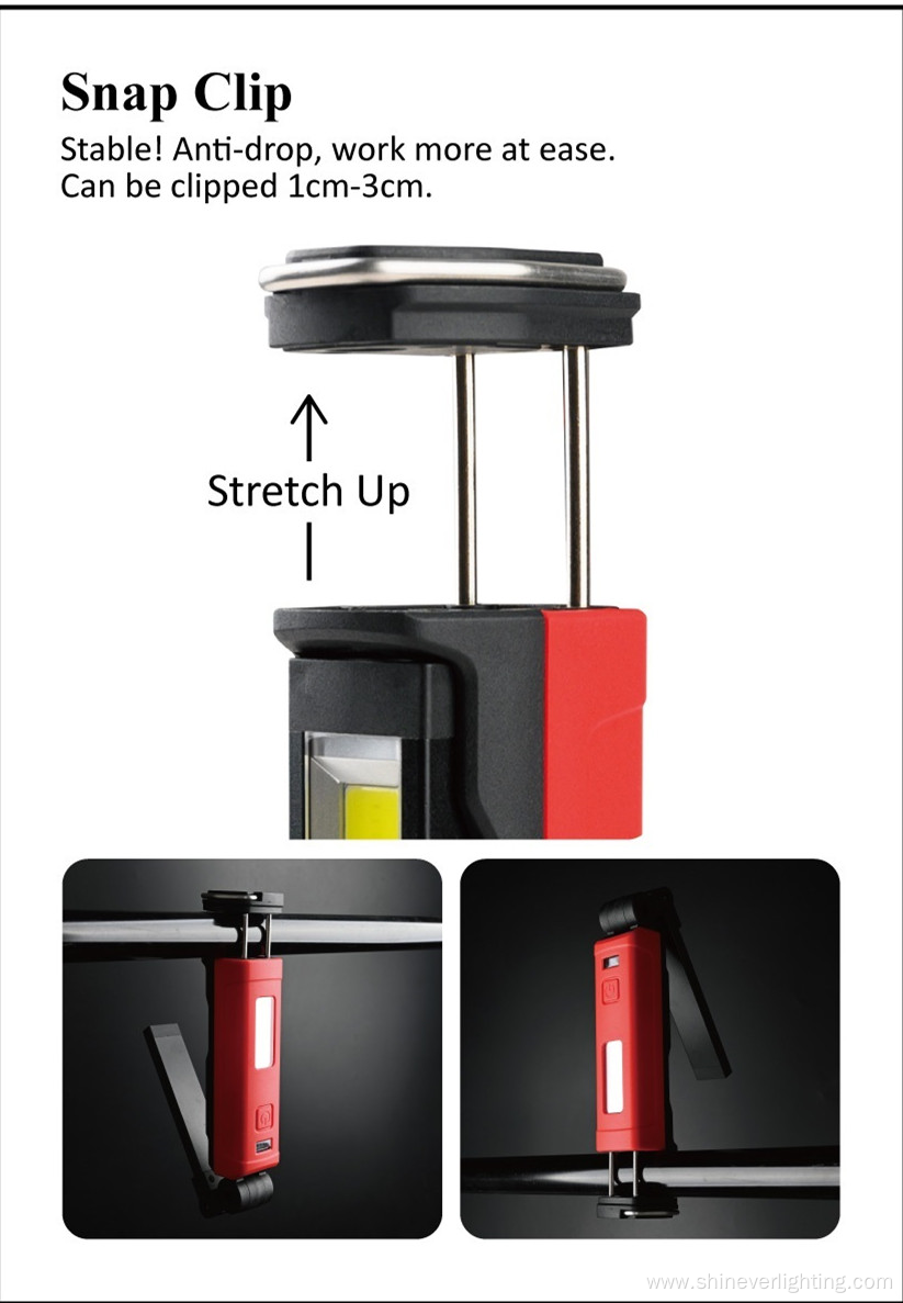 COB Rechargeable Work Light with Charging Base