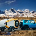 Pequeño remolque de viaje Caravans RV Mini Camper Off-Road