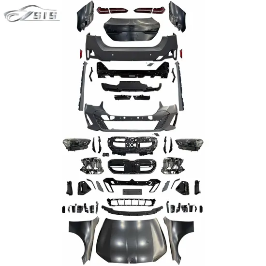 2024 New G60 G68 MT Style Bumper Light Hood Grille Diffuser Taillight PP Body Kit for BMW 5 Series F10 F18