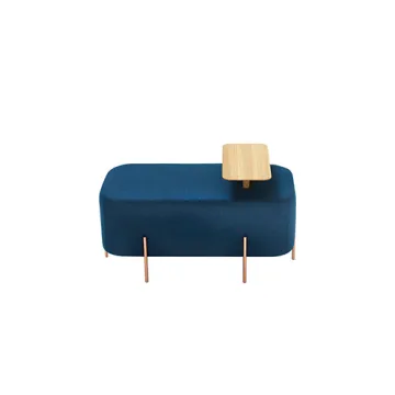 Stainless Steel Frame Elephant Ottoman Stool Pouf