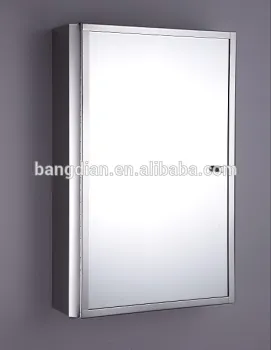 2017 The Cheapest Prices Modern Mirrored Stainless Steel Bathroom Cabinets