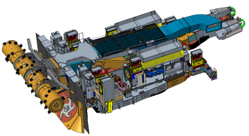 EJM540/4-4 integrated bolting and excavation machine