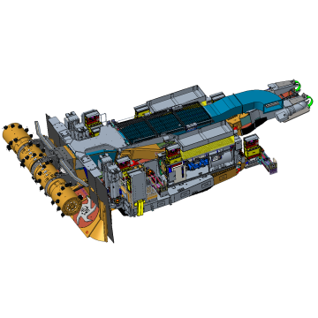EJM540/4-4 integrated bolting and excavation machine