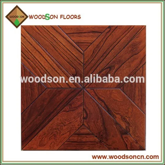 Cheap Embossed Elm Corss Design Engineered Parquet Tiles