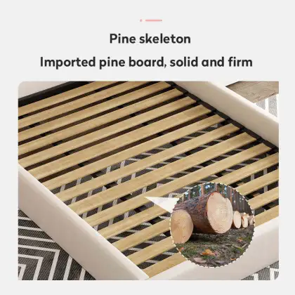 Nordic bedroom INS wind rabbit children's bed