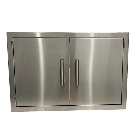 Household Kitchen Island Bbq Grill Drawer Stainless Steel Built In Dual Channel Drawer