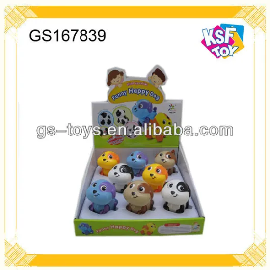 8PCS Happy Wind Up Toy For Kids Wind Up Dog
