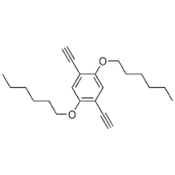 Benceno, 1,4-dietinil-2,5-bis (hexiloxi) - CAS 128424-37-3