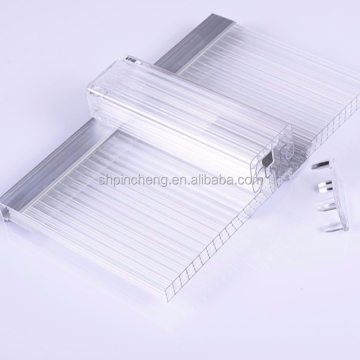 U Shaped Polycarbonate Plastic Roofing Sheet Greenhouses for Mushroom Cultivation
