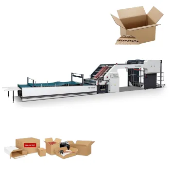 High Speed Corrugated Board Automatic Flute Laminating Machine YB-1450H/1650H