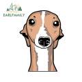 EARLFAMILY 13cm For Italian Greyhounds Repair Decals DIY Car Stickers Fashion Waterproof Vinyl Material For JDM SUV RV Decor