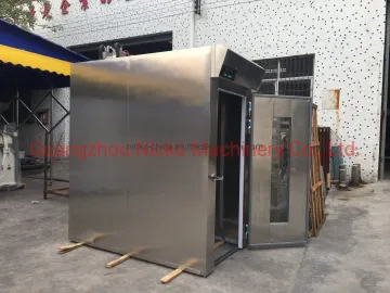 Bread Bakery Kitchen Equipment Stainless Steel Rotary Rack Oven
