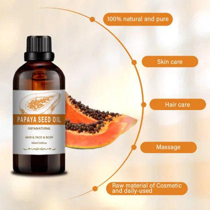 Natural Papaya Seed Oil Bulk Cold Pressed Papaya Carrier Oil