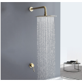 Wall mounted Bath Bathroom rain Faucet single function concealed shower set rainfall steam shower column set