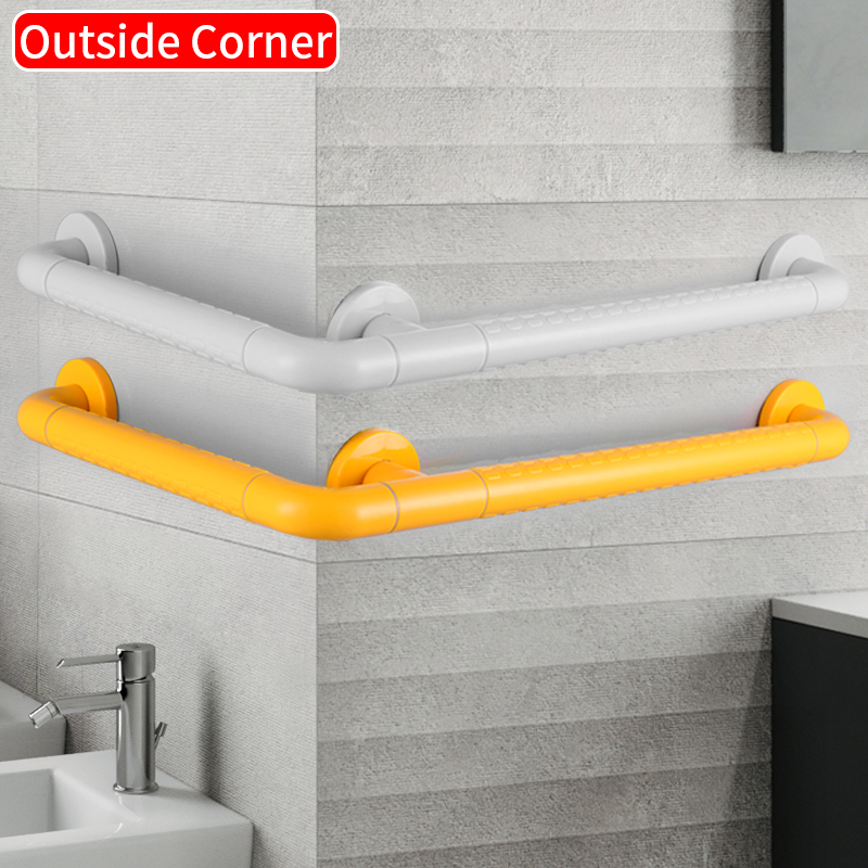 Wall Corner Handrail Bathtub Anti-slip Safety Handle Stainless Steel Bathroom Shower Grab Bars for Elderly Disabled Assist Bar